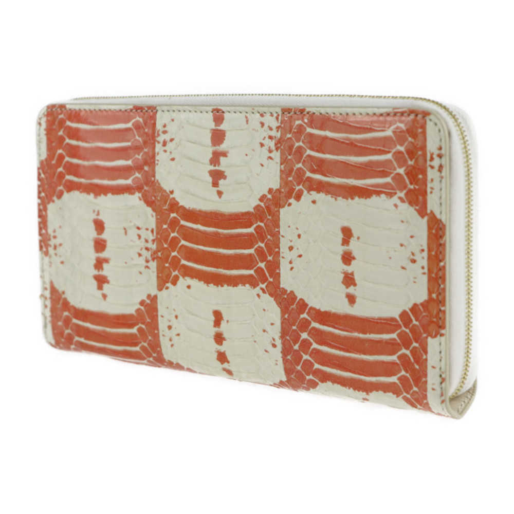 Celine Multi-Function Python Leather Long Wallet … - image 2